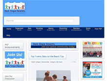 Tablet Screenshot of cd.parkslopeparents.com